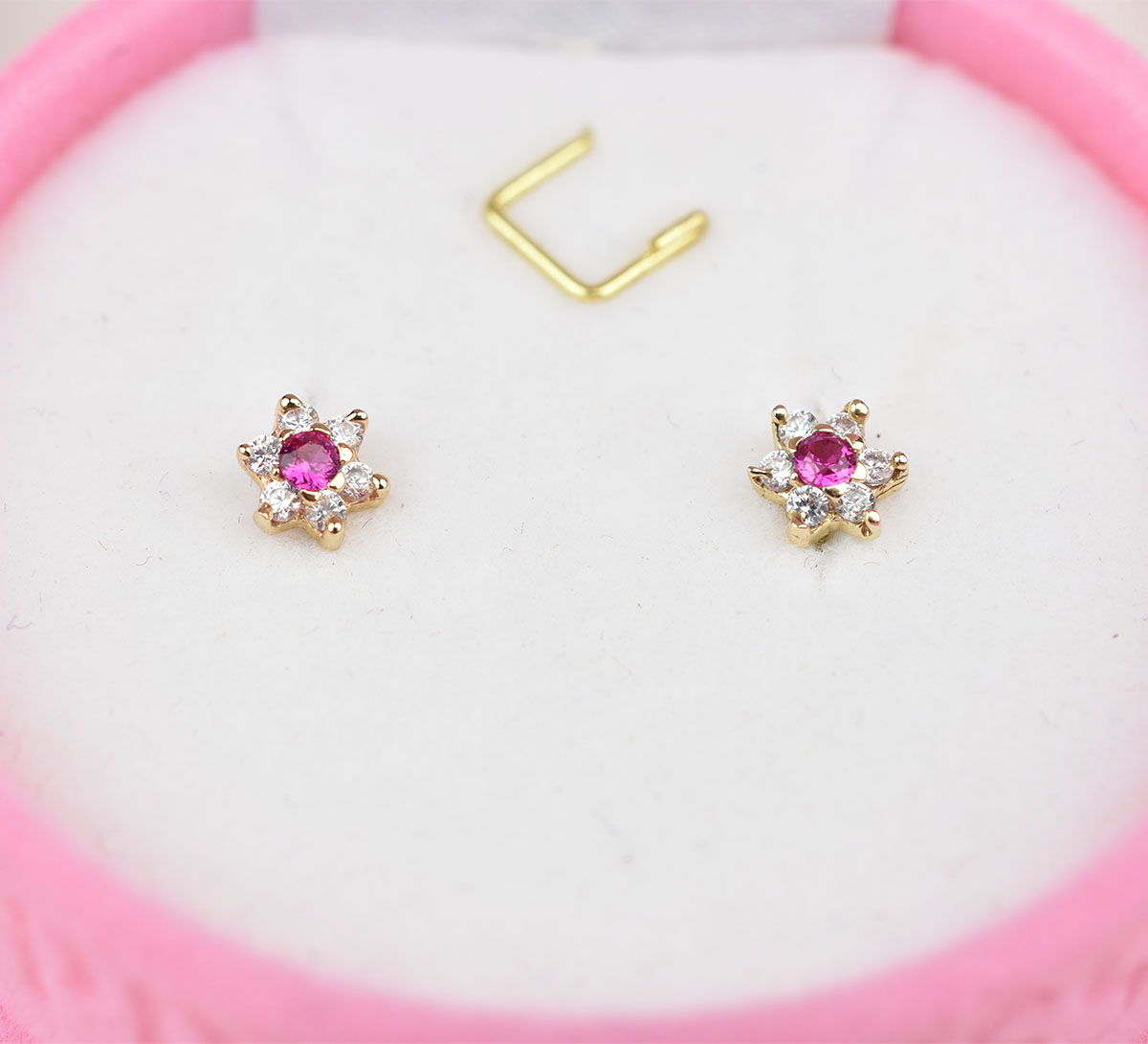 Χρυσά Παιδικά Σκουλαρίκια Κ9